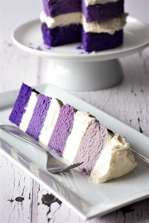 Naked Purple Ombre Cake Homemade Hooplah