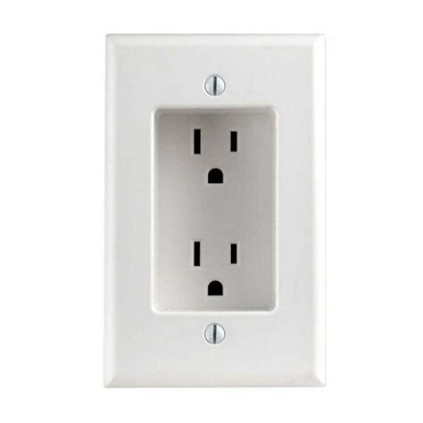 Leviton 689 W 15 Amp 1 Gang Recessed Duplex Receptacle Residential