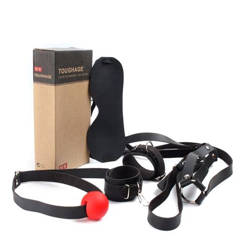 Dreambell High Quality Leather Sexy Restraint Game Set Beginner Bondage