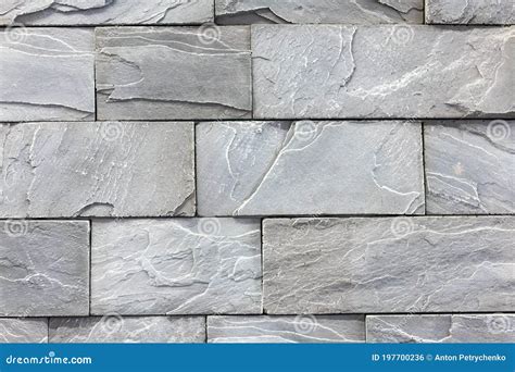 Seamless Texture Of White Decorative Stacked Stone Natural Stone