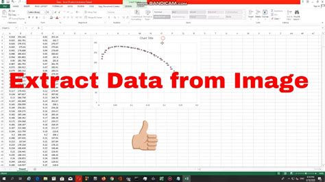How To Extract Data From Image Or Graph To Excel Part 2 Youtube