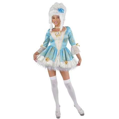 Marie Antoinette Series Blue And Gold Adult Costume