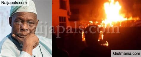 Just In Fire Guts Former President Obasanjos House In Abeokuta