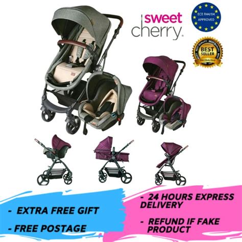 Big Sales 2023 Freet Sweet Cherry Gl600 Vetro S Travelling System Stroller Stroller