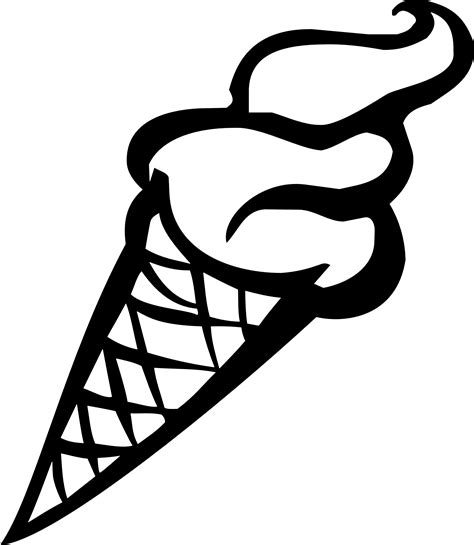 Black and white cartoon scoop of ice cream. Sundae Clipart | Clipart Panda - Free Clipart Images