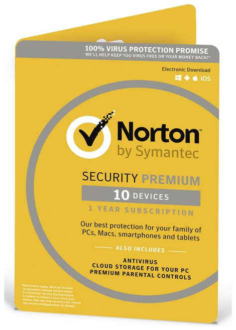 Norton security premium (norton security with backup) for 10 devices for 90 days the code can be activated in any country (region free). Norton Security Premium 2019 - 10 Devices for 1 Year £29.99 @ Argos - Kashy.co