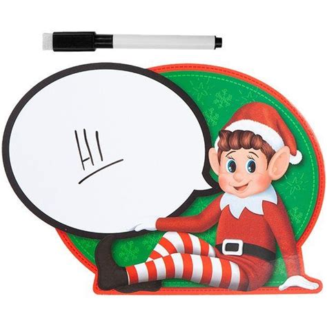 Naughty Elf Speech Bubble Sign Party Delights