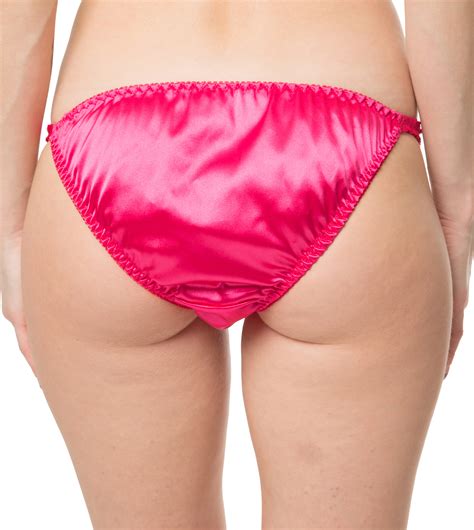 Sexy Satin Feminine Sissy Tanga Knickers Underwear Briefs Panties Sizes 10 20 Ebay