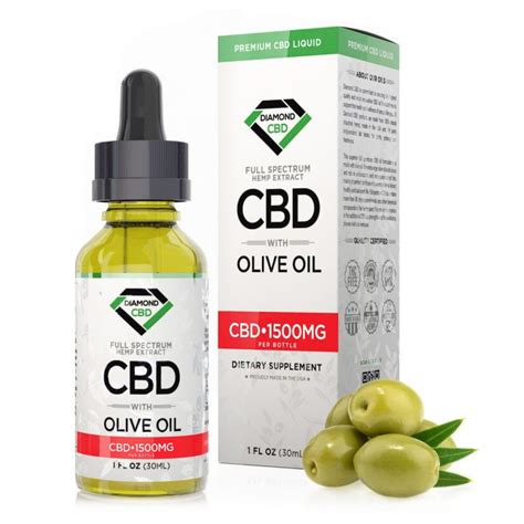 Diamond Cbd 1500mg Full Spectrum Olive Oil Reviews And Comments Kvr