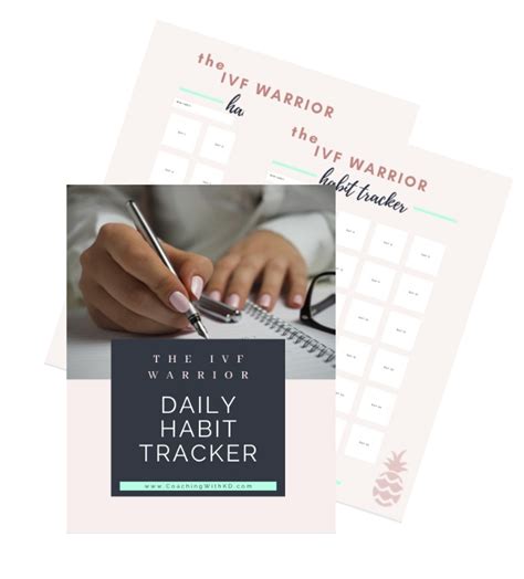 Daily Habit Tracker For Ivf And Infertility