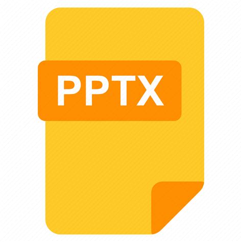 File Format Pptx Type Icon Download On Iconfinder