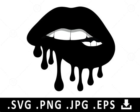 Dripping Lips SVG Sexy Valentines SVG Svg Files for Cricut | Etsy