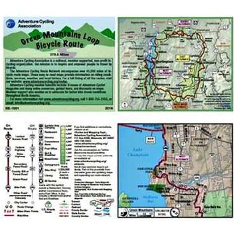Adventure Cycling Association Green Mountains Loop Physical Copy