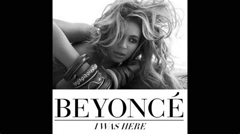Beyonce I Was Here Karaoke Instrumental With Lyrics Youtube