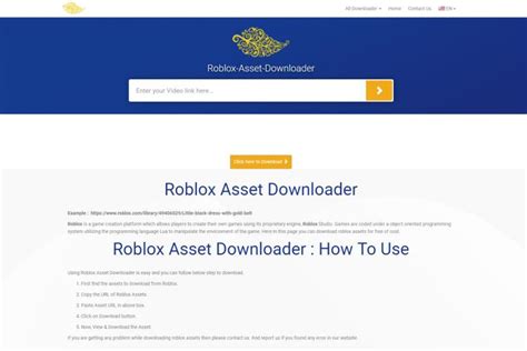 Rassetdownloader Roblox Asset Downloader