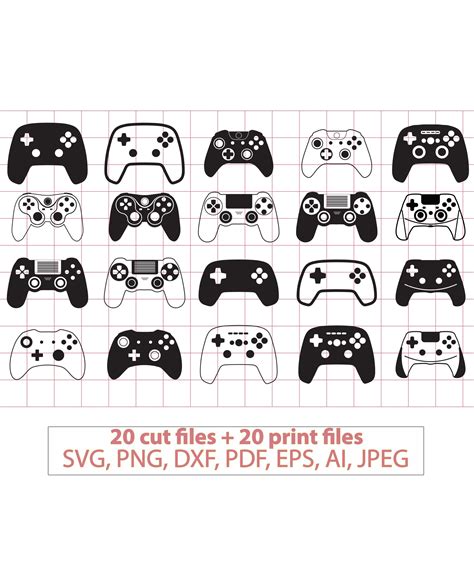 Game Controller Svg Joystick Svg Ps Playstation Clipart