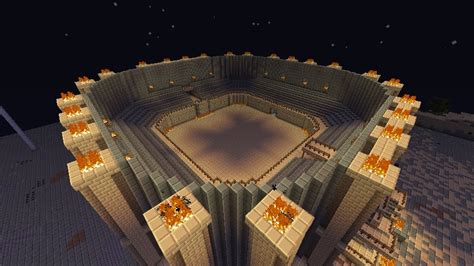 Fighting Pvp Arena Minecraft Map