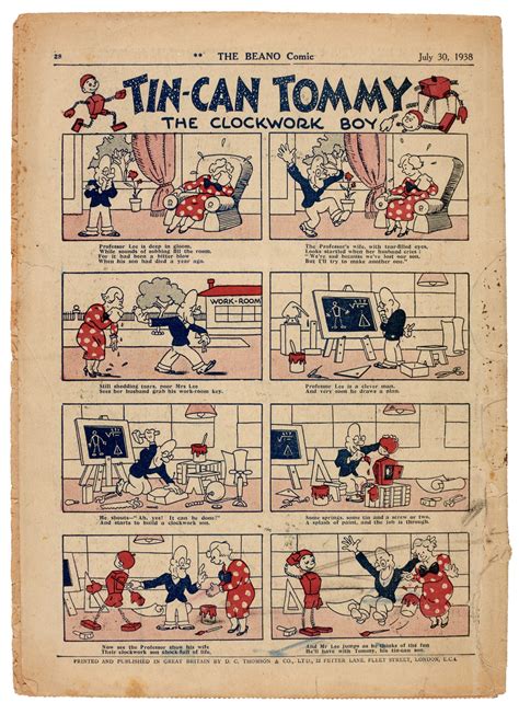 The Beano No 1 July 30 1938 Books And Manuscripts 19th And 20th