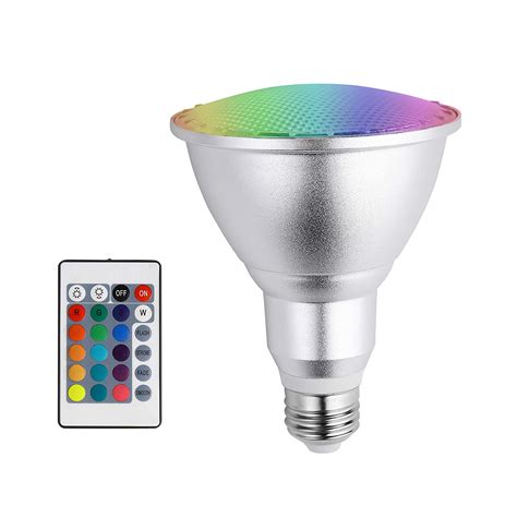 Buy Led Light Bulb E27 10w Par30 Rgb