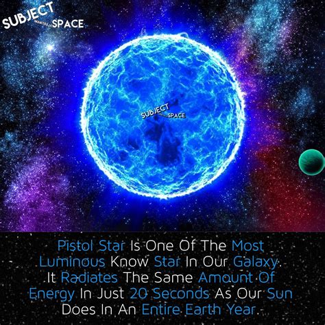 Pistol Star Space Facts Space Space Lovers
