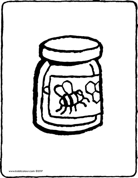 Honey Pot Coloring Page At Free Printable Colorings Pages To Print And Color