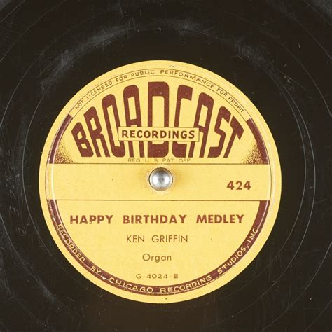 Happy Birthday Medley Ken Griffin Free Download
