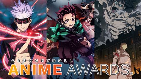 Crunchyroll Anime Awards 2022 Winners Attack On Titan Jujutsu Kaisen