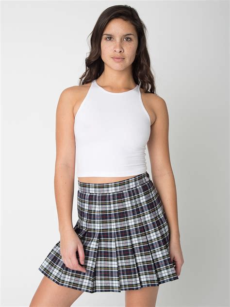 Plaid Tennis Skirt American Apparel