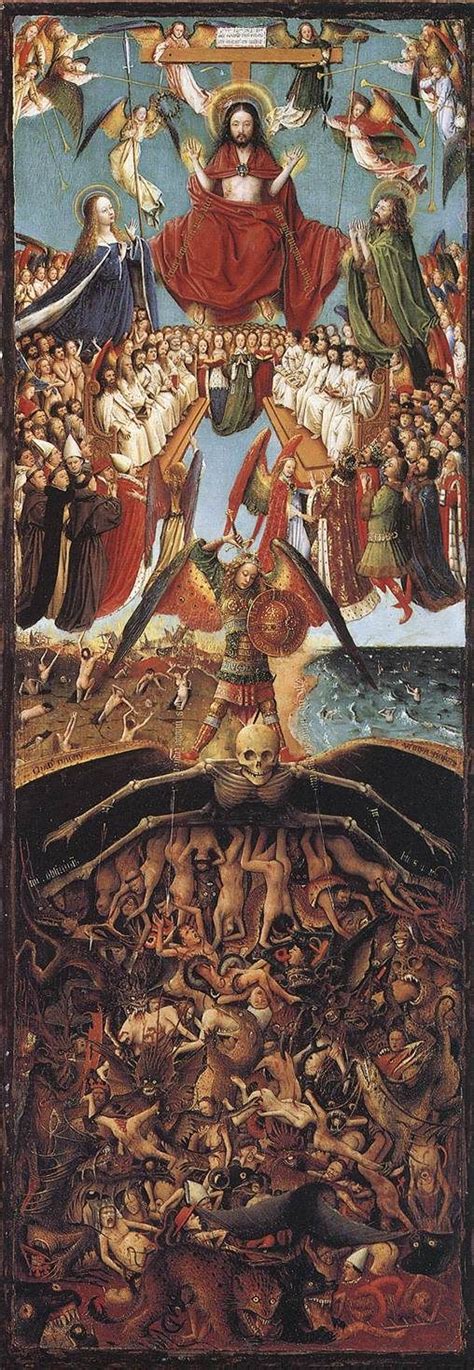Jan Van Eyck The Last Judgement Art History Renaissance Art