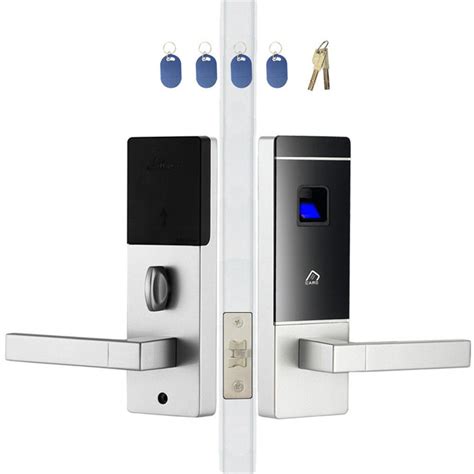 Smart Fingerprint Door Lock Digital Card Door Lock Entry In Zinc Alloy