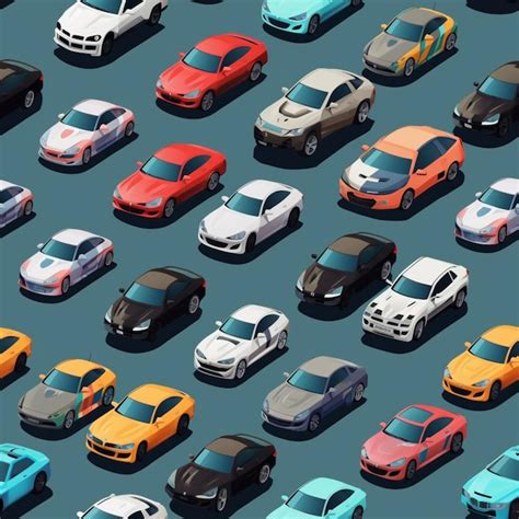 Premium Ai Image A Close Up Of A Bunch Of Cars That Are All Different