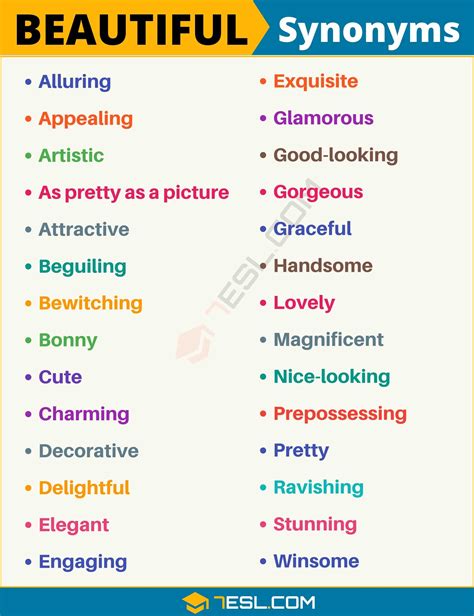 110 Synonyms For Beautiful With Examples Another Word For Beautiful