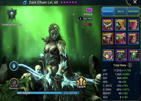 Raid Shadow Legends Dark Elhain Gamers Wiki