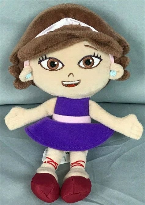 Disney The Little Einsteins June Plush Doll 9 Girl Stuffed Purple