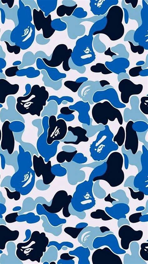 Shop at up to 70% off! Blue BAPE Wallpapers - Top Free Blue BAPE Backgrounds - WallpaperAccess