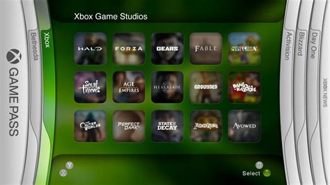 Random Xbox 360 Blades Ui For Game Pass Looks Awesome In Fan Made
