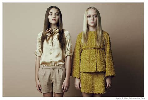 Kaylyn Sans And Jillian Mello For Lamantine Paris Childrens Fashion