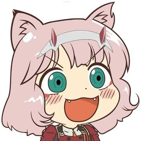 Anime Darling In The Franxx Code 002 Zero Two Cat Neko Dibujos