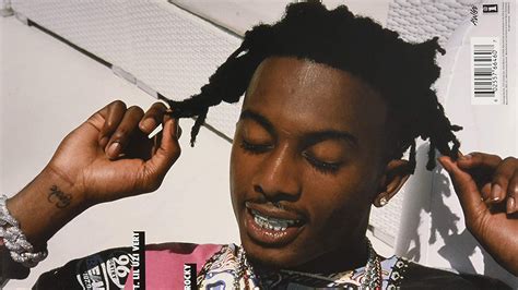 Playboi Carti Is Closing Eyes And Touching Hair With