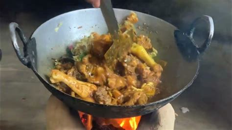 Bihari Style Desi Chicken Curry Chulhe Vala Desi Chicken Darbhanga