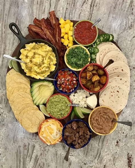 Build Your Own Breakfast Taco Board The Bakermama