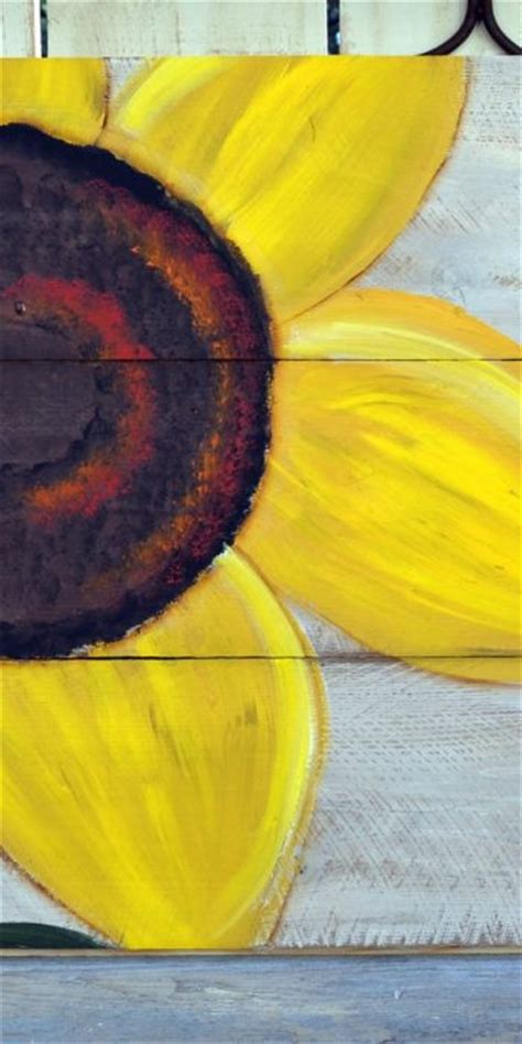 Automatically trace photos and pictures into a stencil, pattern, line drawing, or sketch. Easy to Paint Sunflower - Flower Patch Farmhouse