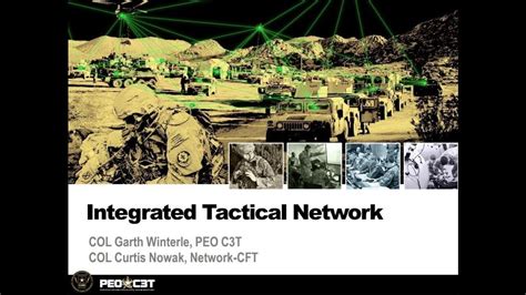 Integrated Tactical Network Session 1 Driving The Army Integrated