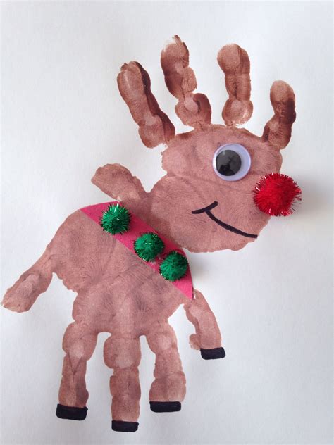 10 Handprint Christmas Crafts For Kids Parenting