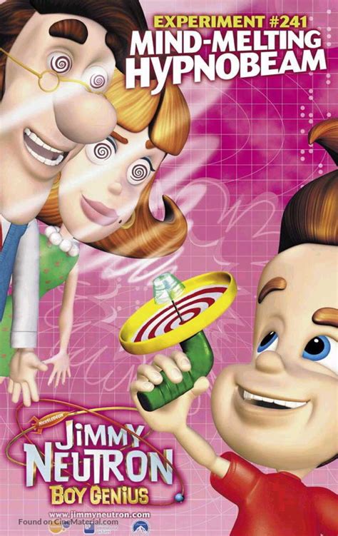 Jimmy Neutron Boy Genius 2001 Movie Poster