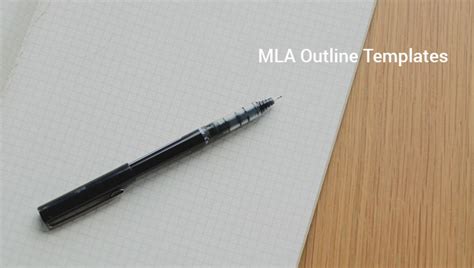 Free 9 Sample Mla Outline Templates In Pdf Ms Word