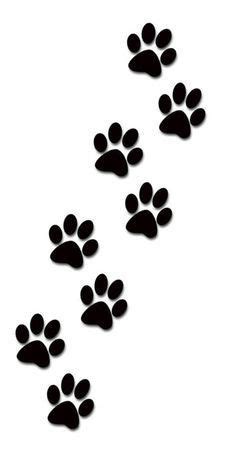 Pet portrait custom and personalized. Image result for cat paw print vs dog | Pawprint tattoo ...