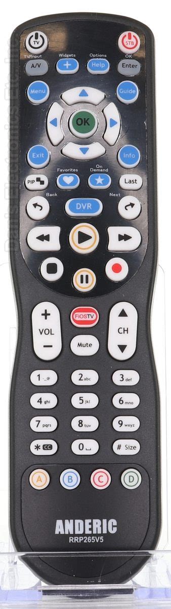 Buy Anderic Rrp265v5 For Verizon Fios Rrp265v5 Cable Box Cable Remote