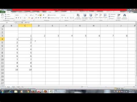 Como Hacer Una Tabla De Multiplicar En Excel 2010 YouTube