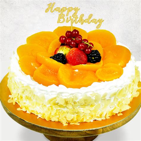 Online Happy Birthday Fruit Cake T Delivery In Singapore Fnp